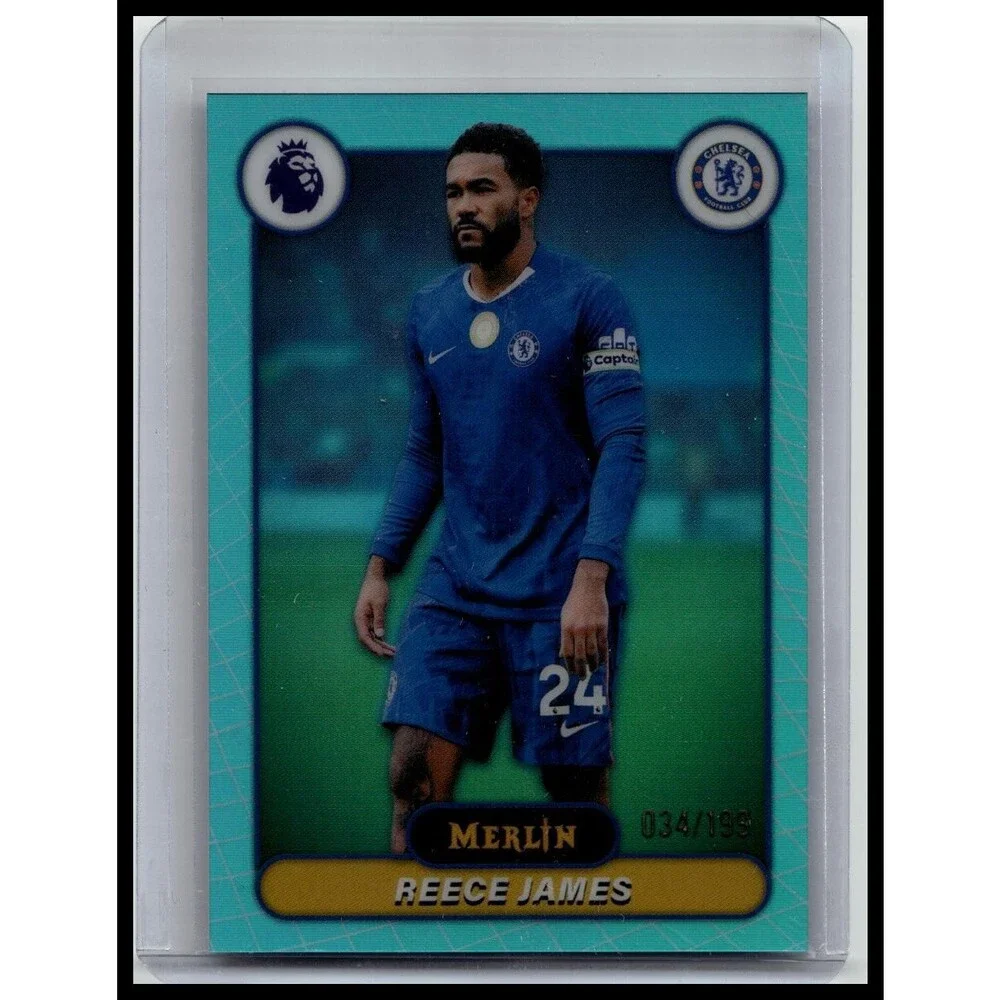 2026 Merlin Premier League #62 Reece James Aqua Refractor #/199